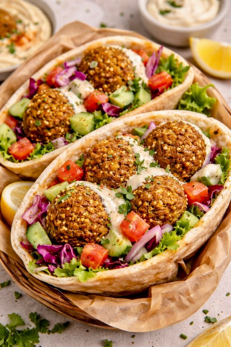 Crispy Homemade Falafel (Easy Middle Eastern Street Food Recipe)
